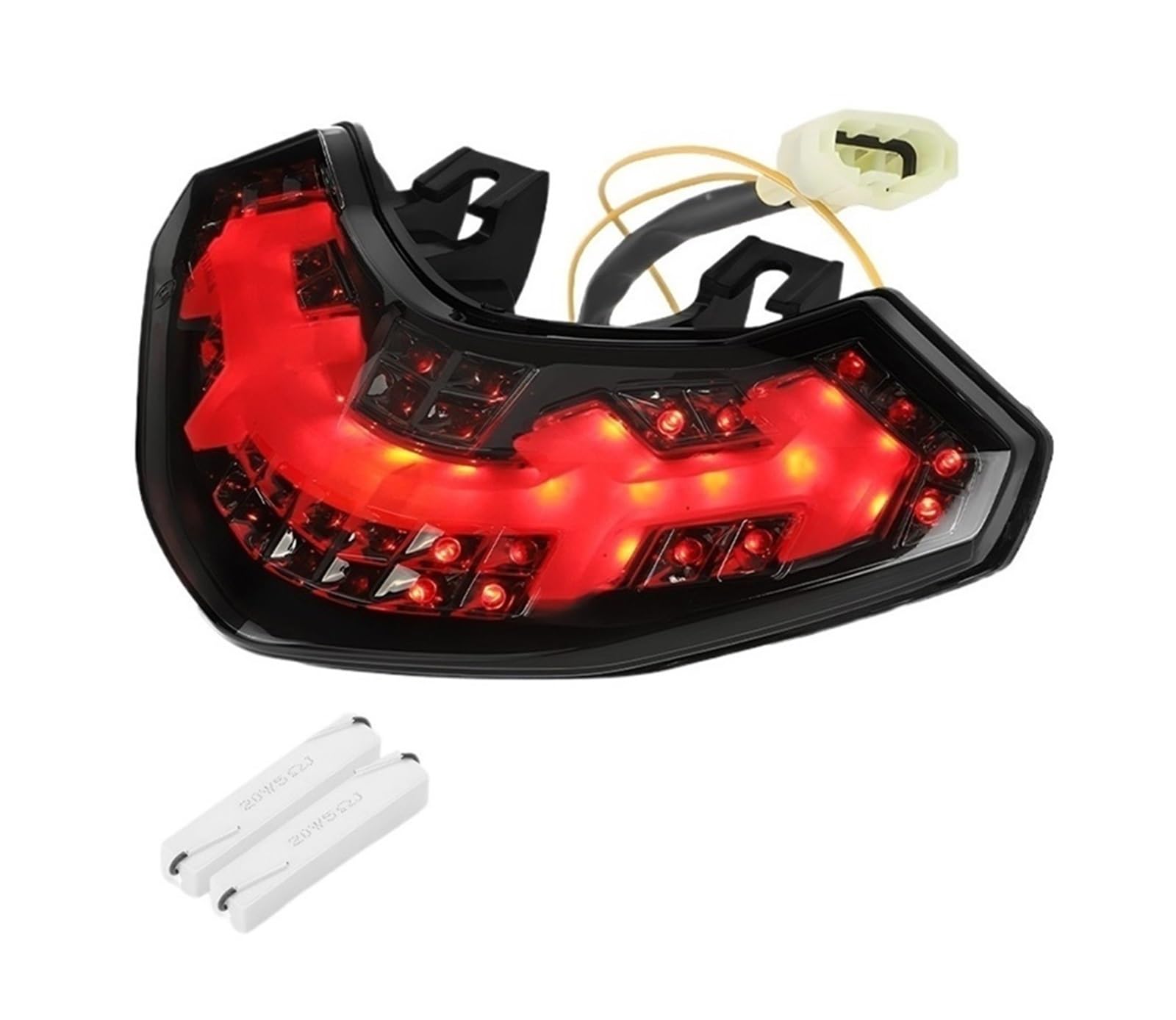 Feu arrière LED pour moto résolvant les pannes de feu stop - 8