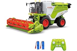 2.4G Remote Control Combine Harvester Truck Toy for Kids