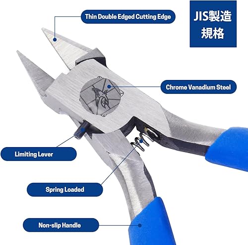 Miniatura 16 de Pinza de modelo, kit de herramientas modelo Gundam, pinza definitiva para herramientas de modelo de plástico, cortador de alambre para manualidades