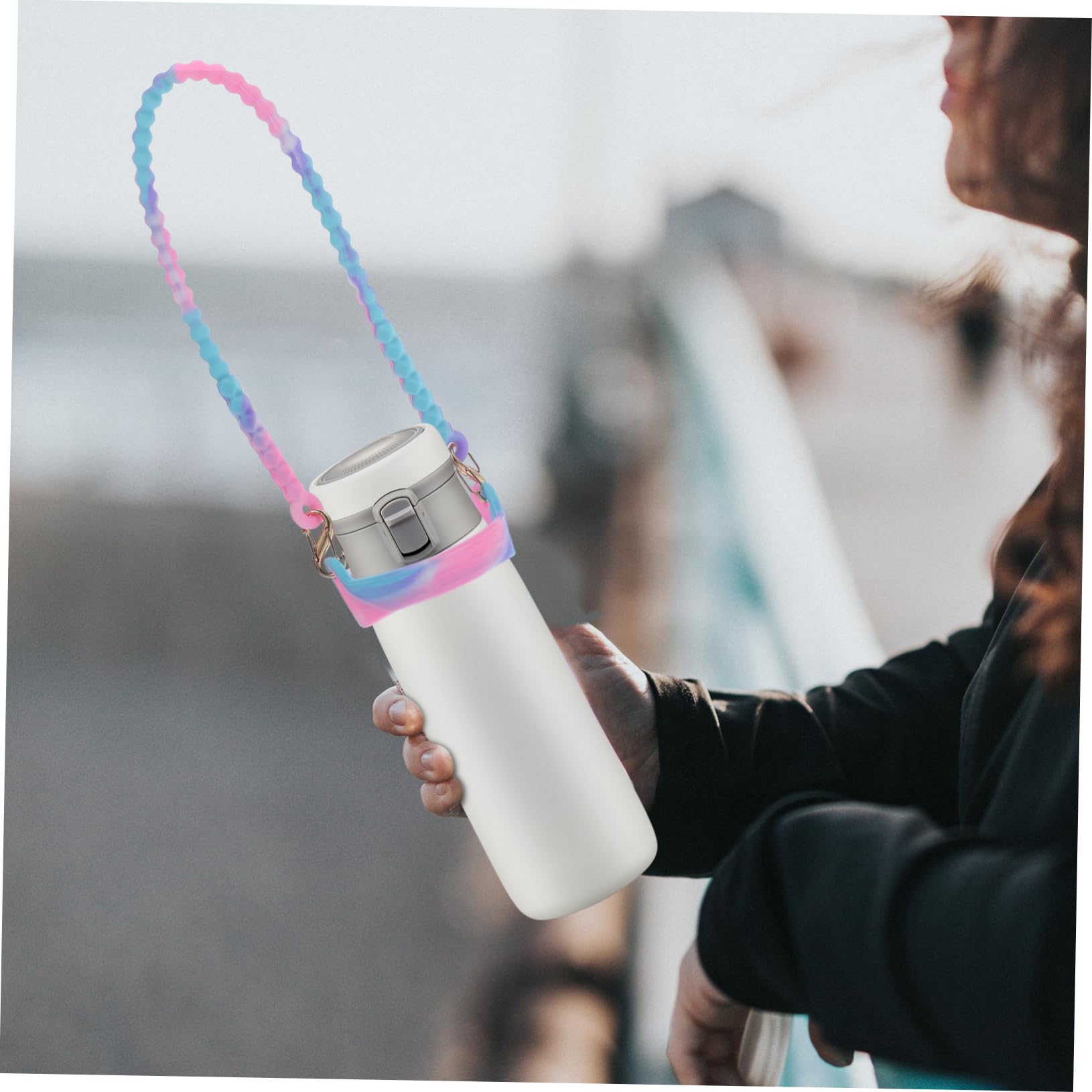Toddmomy 10stücke Wasserflasche Tragegurt Verstellbarer Flaschenhalter Für Sport Wandern Camping Vielseitiger Flaschen- Pastellfarben