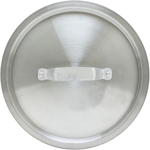 Tapa de cacerola de 5-1/2 cuartos de galón de aluminio de 10-7/8 pulgadas de diámetro x 3/8 pulgadas de grosor: tapa de olla de salsa para cocinar