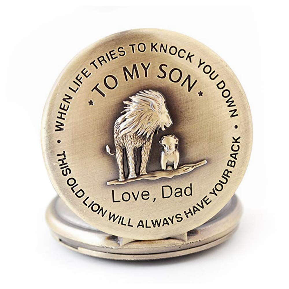 to My Son - Pocket Watch Gift for Son - Pocket Watch Gifts for Son from Mom & Dad for Christmas, Valentines Day, Birthday (B07W3VZTCQ) Amazon Price History, Amazon Price Tracker