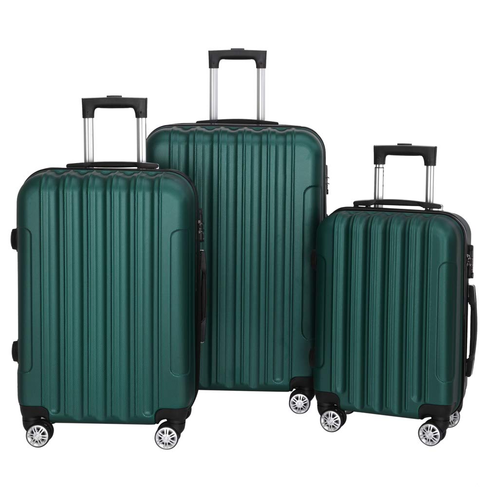 3-in-1 Multifunctional Traveling Storage Suitcases - Lightweight Carry Ons with TSA Lock - Travel Luggage Set 20 24