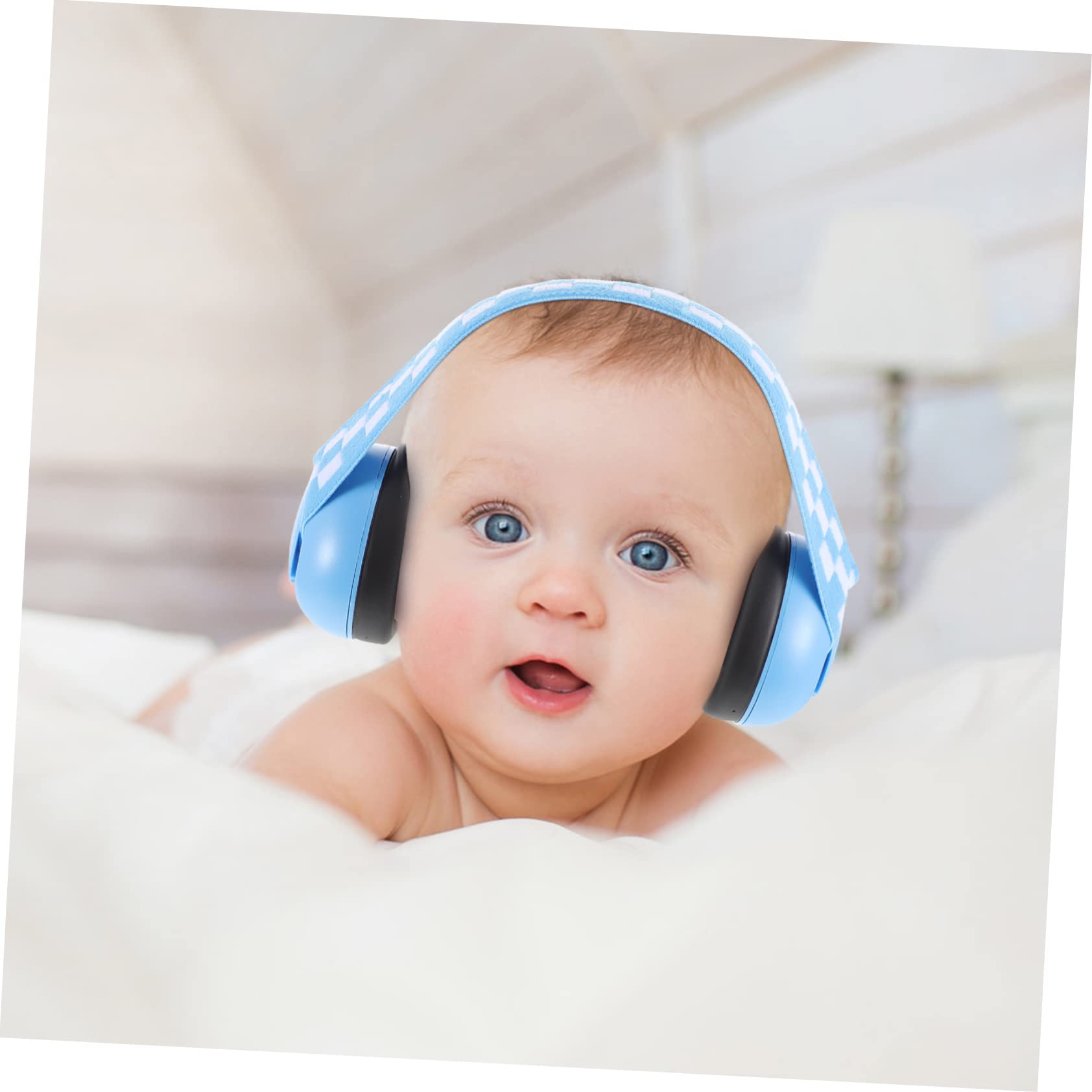 KOMBIUDA 2 Set Paraorecchie Per Bambini Cancellazione Del Rumore Delle Cuffie Orecchio Del Bambino Cuffie Con Riduzione Del Rumore Auricolari Con Cancellazione Del Rumore Sky-blue Spugna