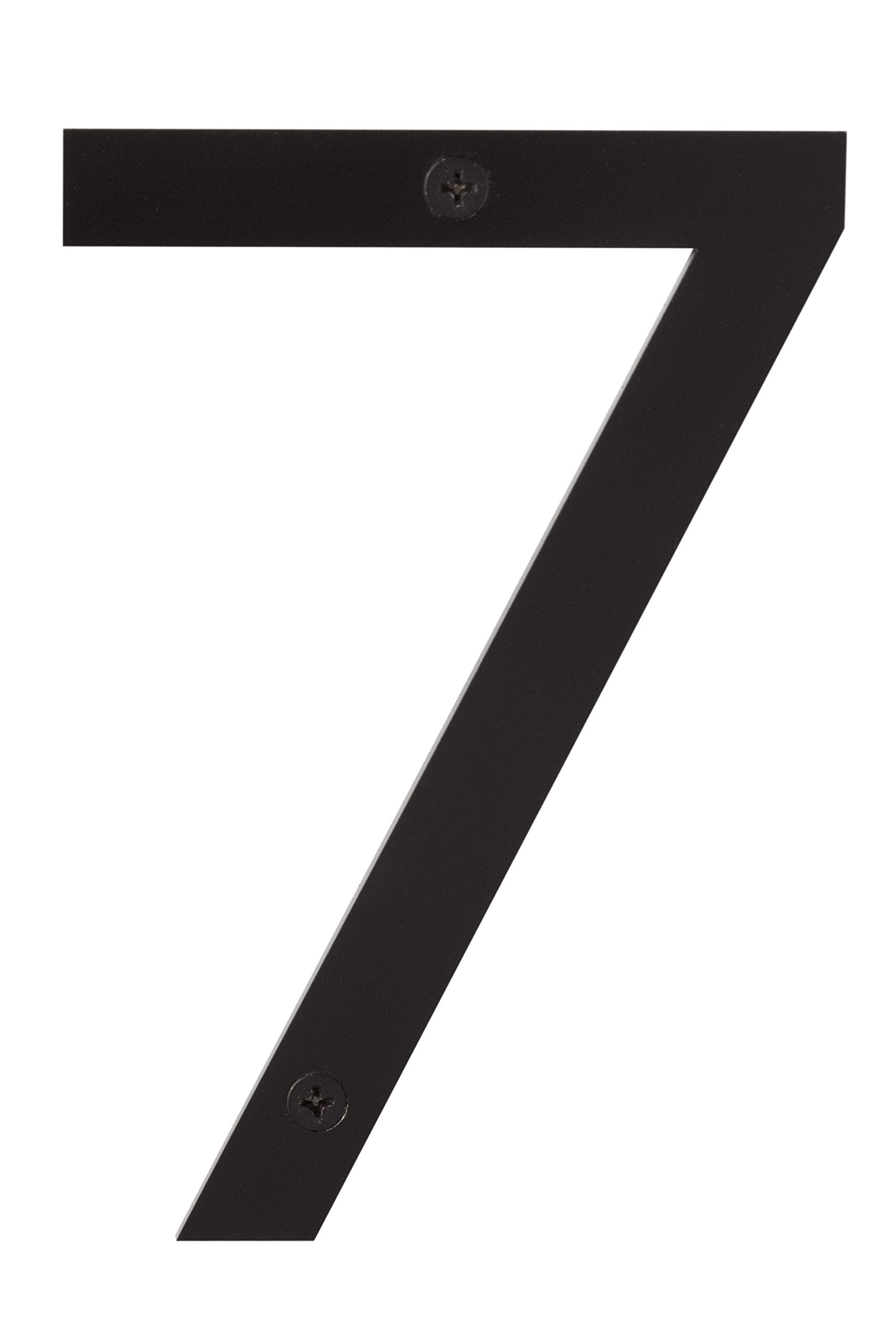 Sure-Loc Hardware HNSS6-7 11P Stainless Steel 6" No, 7 Vintage Bronze, Modern Satinless Steel House Numbers Inch