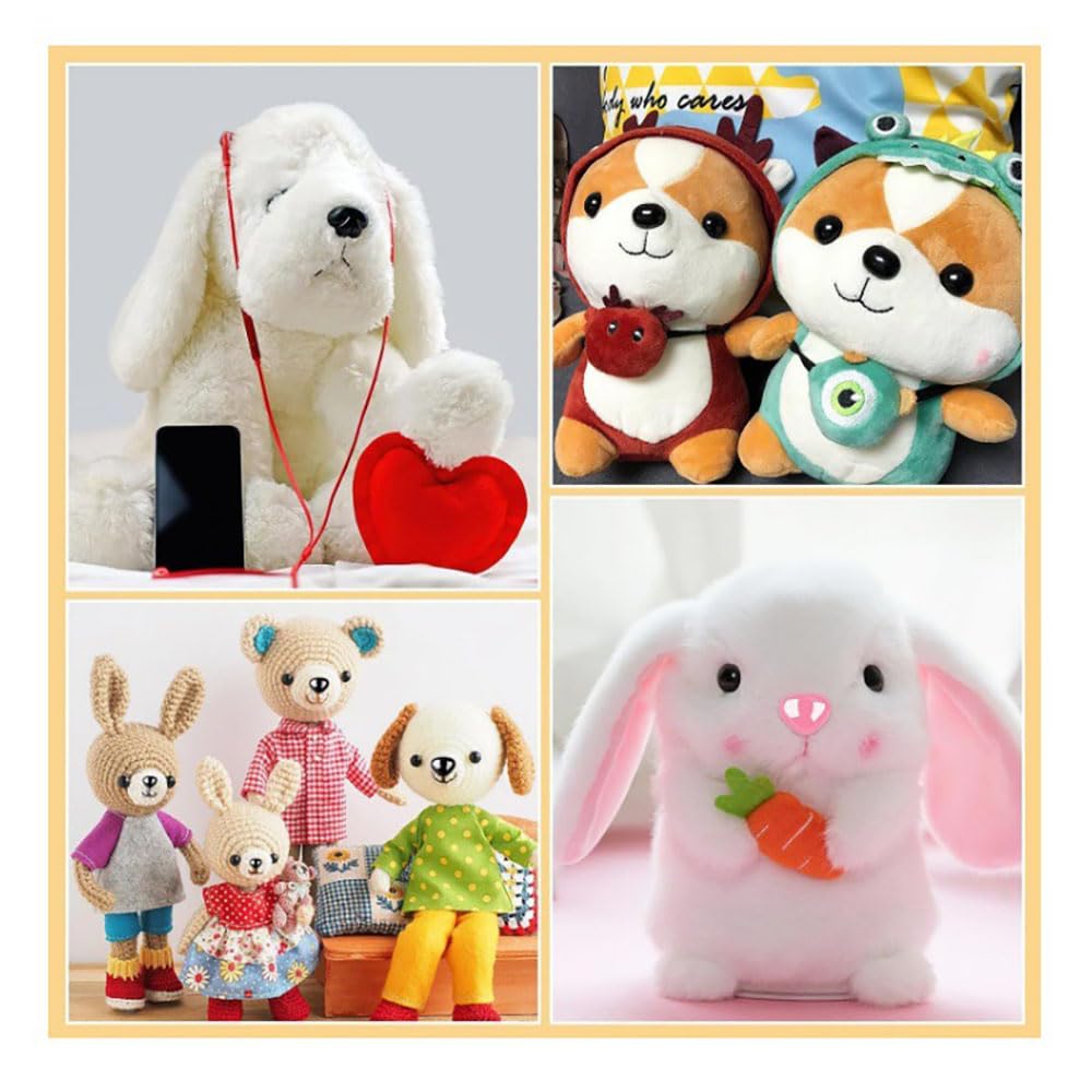 AHANDMAKER 50 Nasi Di Sicurezza Per Amigurumi, 5 Misure Diverse