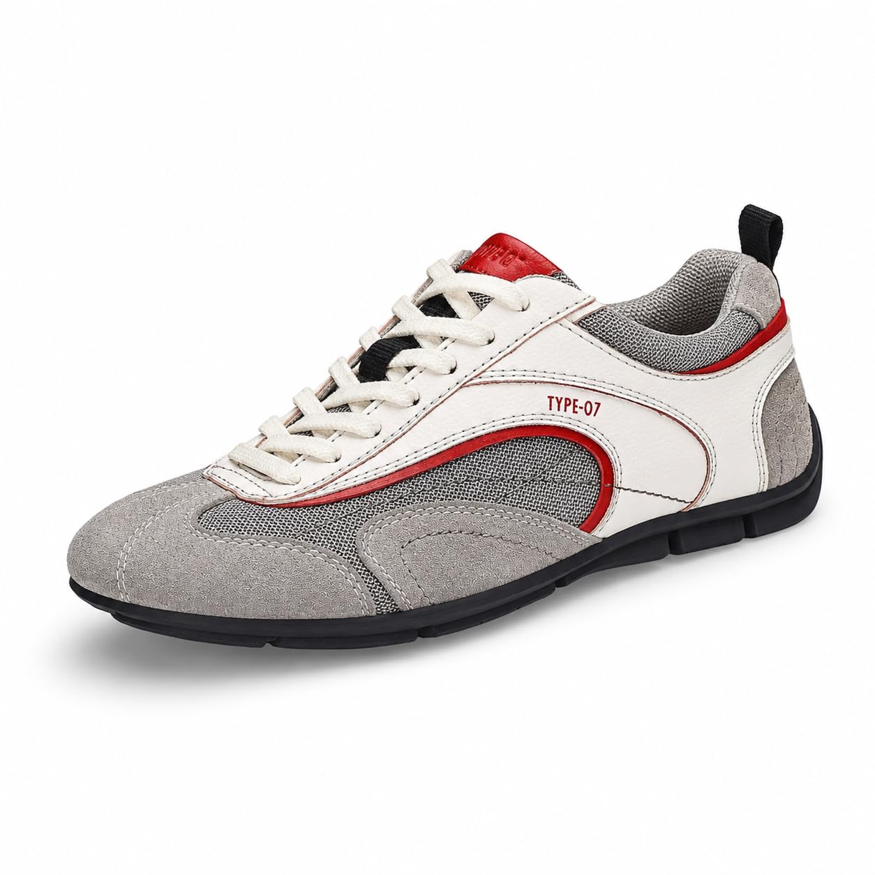 Sneakers for Men Stylish | Lightweight Casual Shoes for Man Comfortable | Breathable Mesh Padded Collar Cushioned Insole | Anti-Slip Durable TPR Sole Low Top Walking Shoes | Trendy Lace-Up Footwear for Office Gym & Daily Use for Men (2712)-image-6