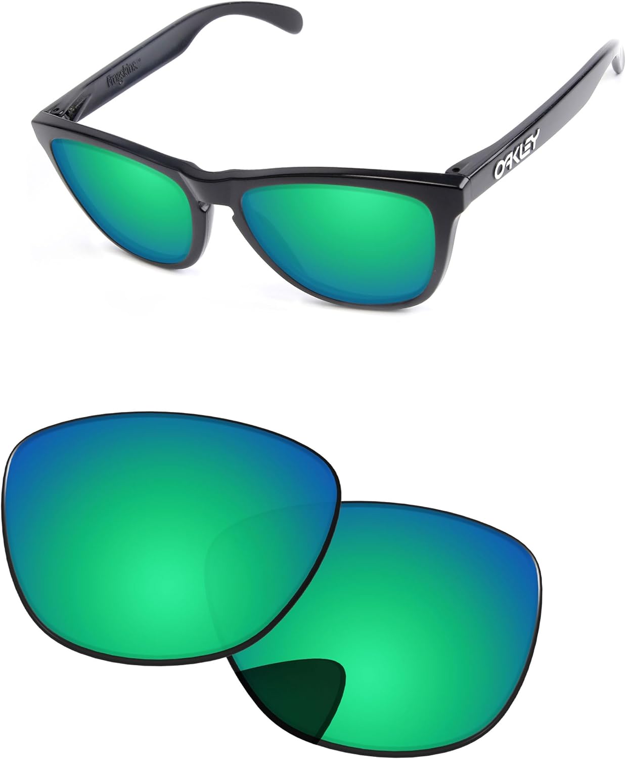Replacement Lenses for Oakley Frogskin OO9013 55mm Sunglass
