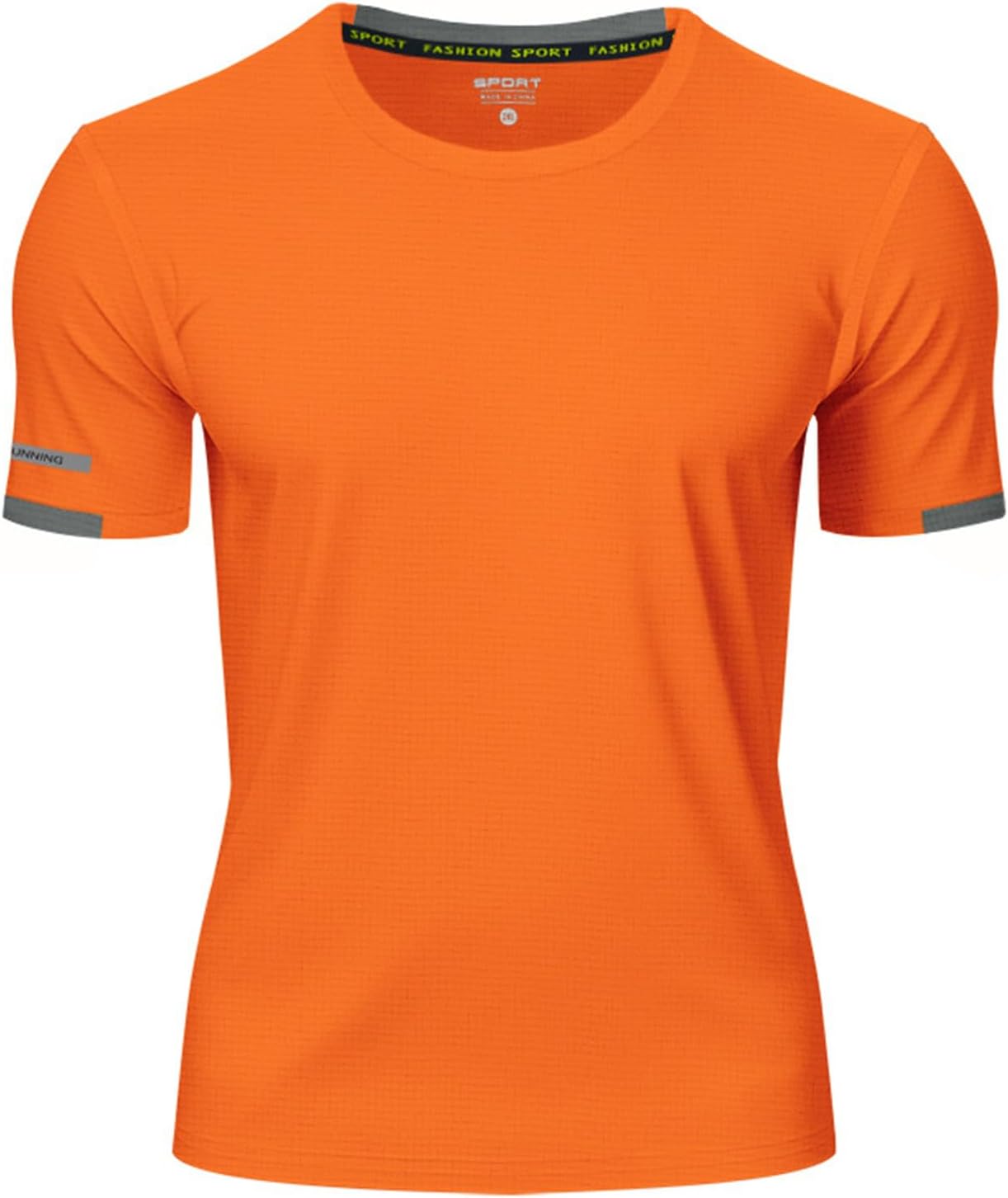 WENKOMG1 Men's Casual T Shirts Short Sleeve Stretch Athletic Workout Running Tee Shirts, M-3XL