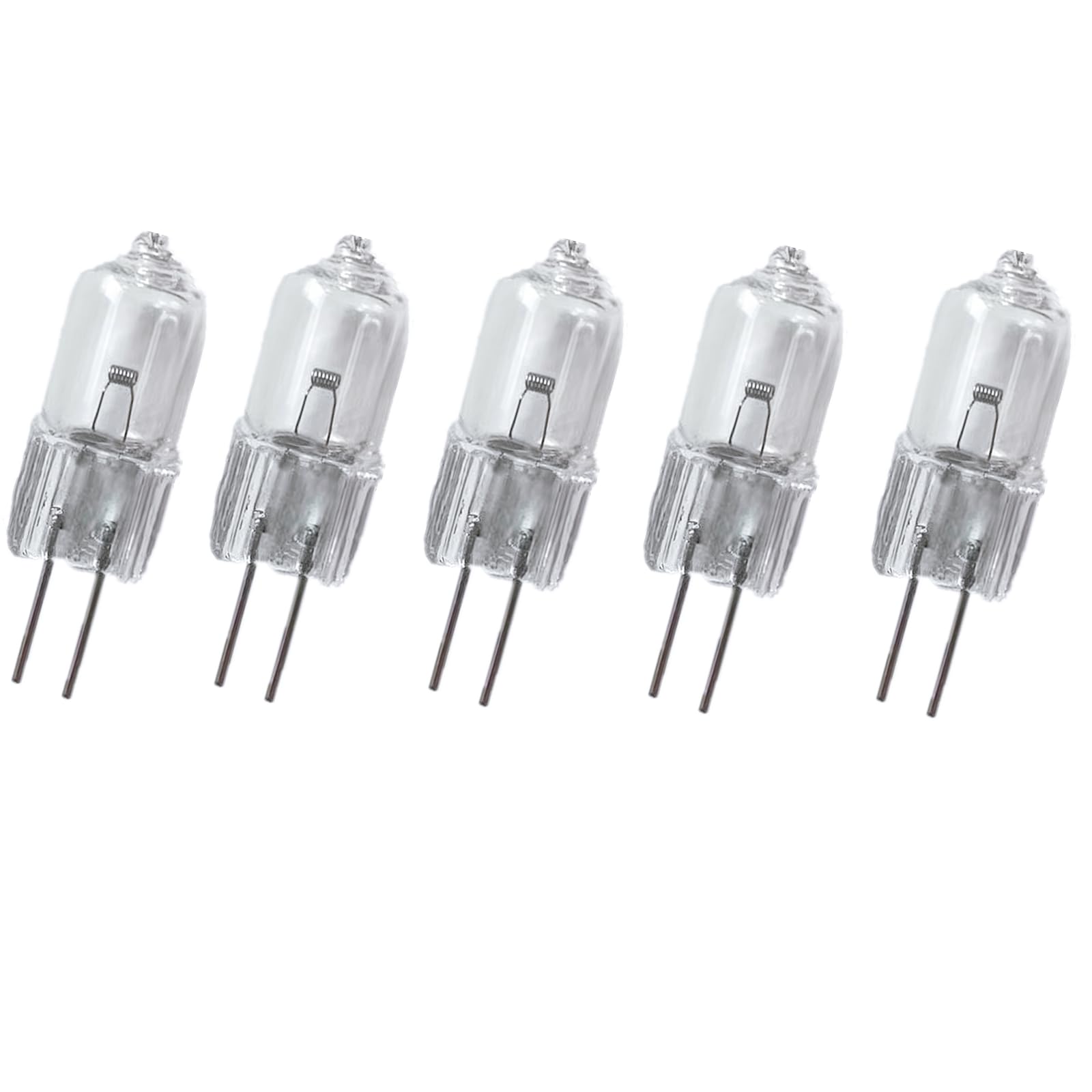 WYLIELAMSH Capsule Lamp 5/10/20 Pieces G4 12V 5W10W35W50W Halogen Bulb 20W G4 Warm White, Clear Halogen Lamps for Indoor Use,50 W,5PCS
