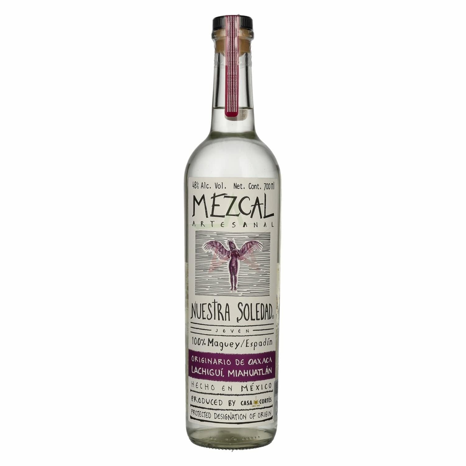 Nuestra Soledad Mezcal Joven LACHIGUÍ MIAHUATLÁN 48% Vol. 0,7l