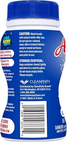 Miniatura 18 de AMAZE Tabletas de lejía ultra concentradas [6 botellas] – Aroma de lavanda – para lavandería, inodoro y limpieza multiusos del hogar. Alternativa a