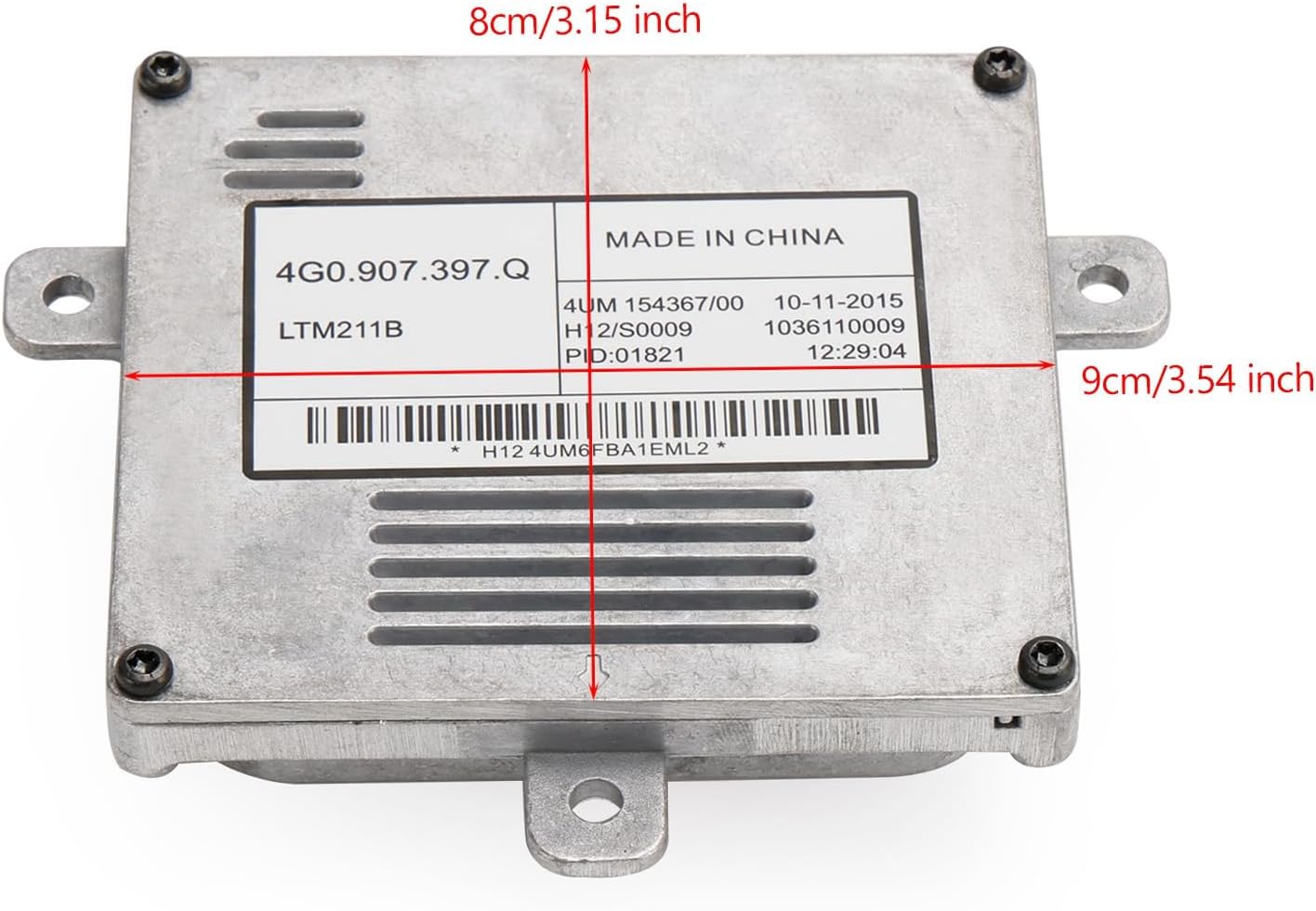 Areyourshop Xenon Headlight Ballast Control Unit 4G0907397Q for Audi A3 8V 2012-2016, A6 C7-4G 2014-2017, Q3 8U 2014-2018 for VW Caddy 2015+, for Skoda Rapid 5J 2017+