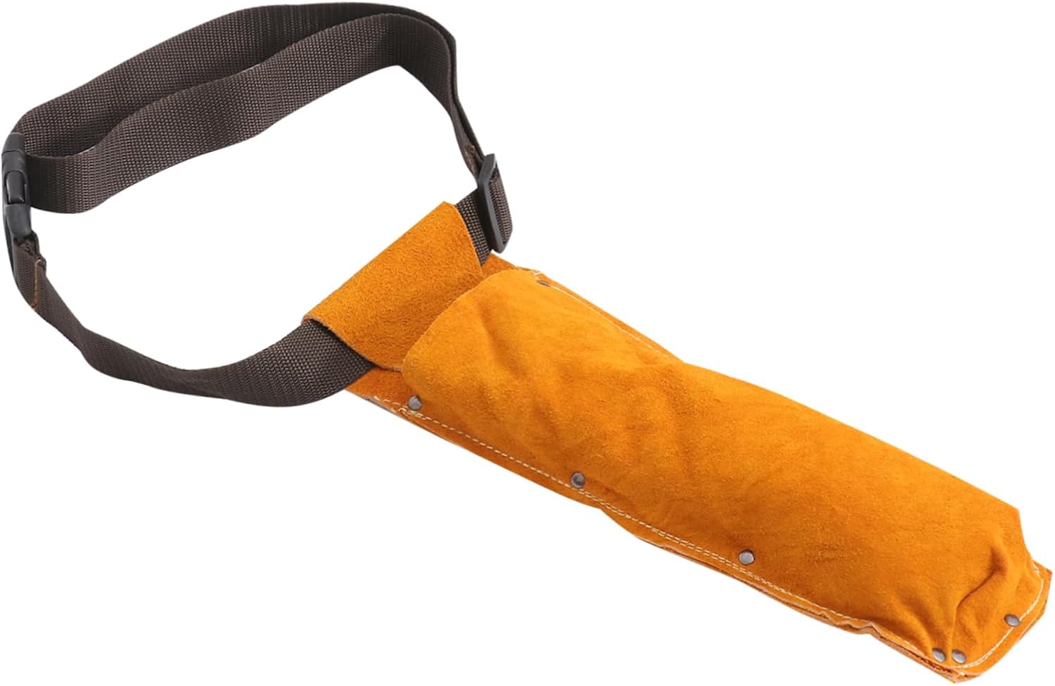 Welding Rod Storage Bag Heavy-Duty Leather Welding Tool Pouch with Riveted Seams High-Capacity Design