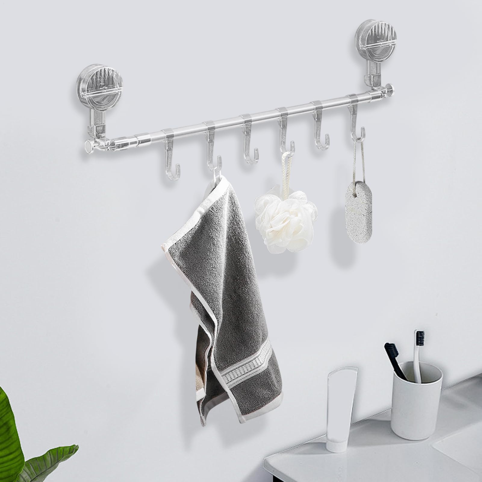 Colgador de Toallas para Pared del Baño Soporte Robusto