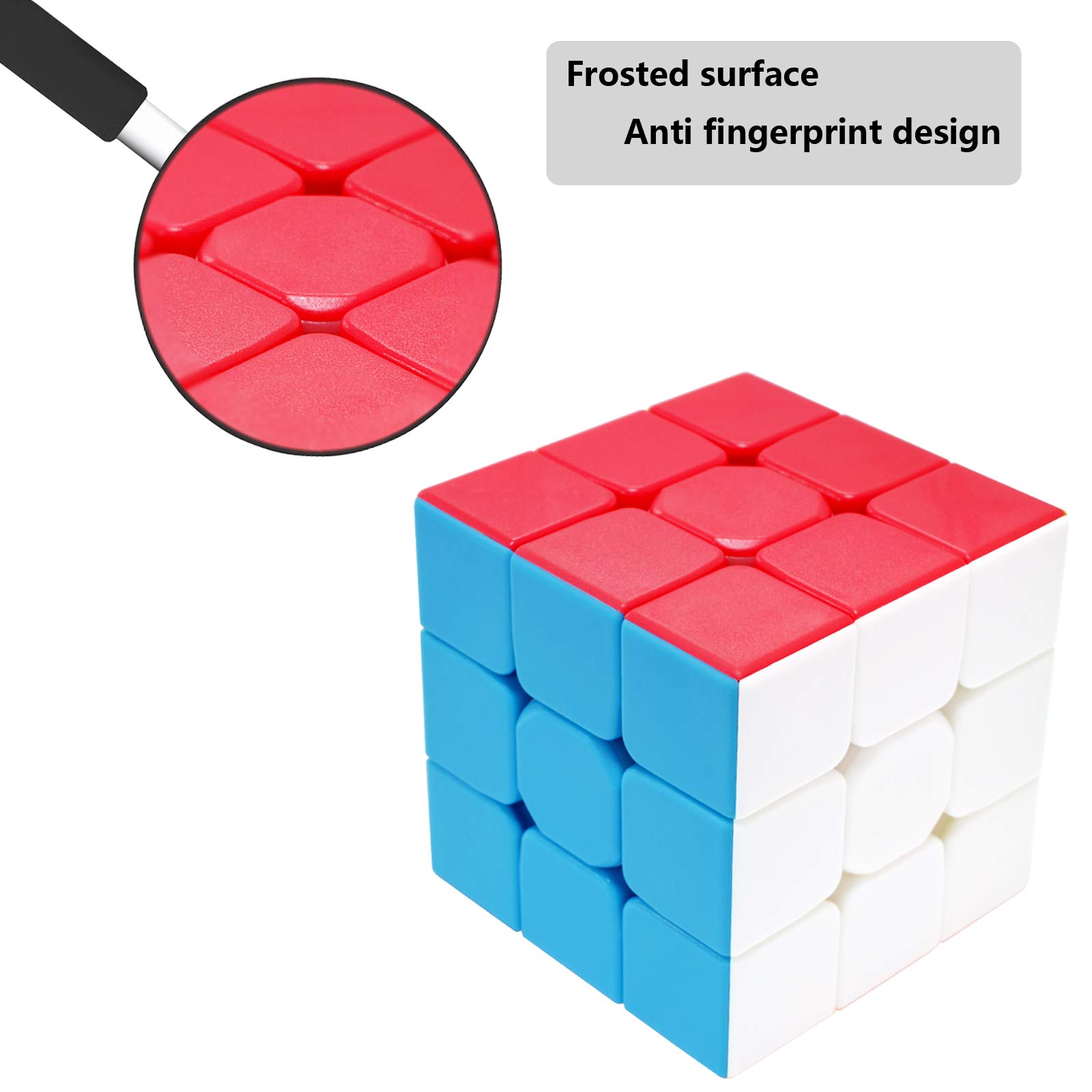 Cube Magique Speed 3x3 Cooja - Sans Autocollants - Lisse Et Rapide - Jouet Casse-tête - 13
