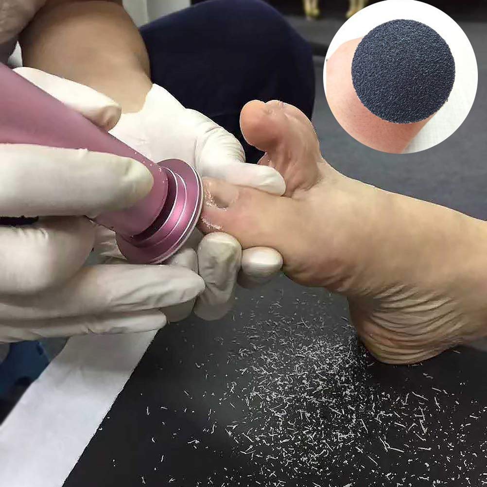 Healifty 60 Discos De Lija De Repuesto Para Removedor De Callos EléCtrico Discos Abrasivos Circulares Para Pedicura EliminacióN De Piel Muerta Y Callos Para Uso En Casa Y SalóN