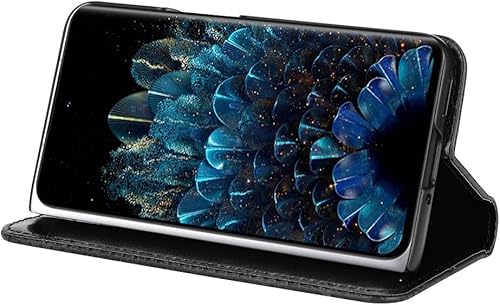 Miniatura 6 de QiongNi Funda para Oppo Find N Funda para Oppo Find N 2021 5G PEUM00 Funda Flip PU Cuero Negro