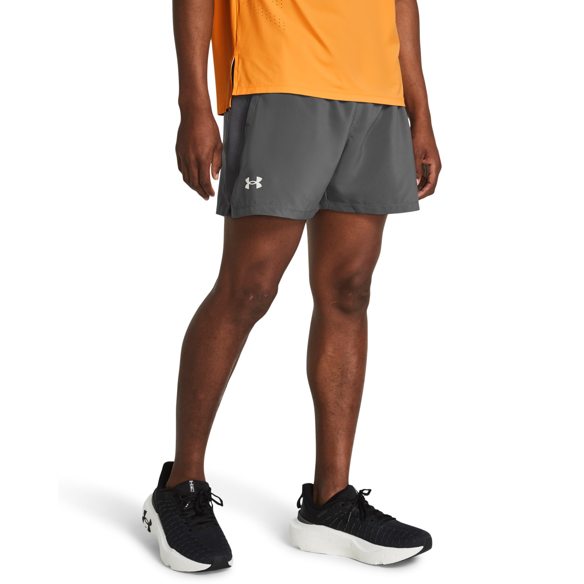Under Armour Uomo UA Launch 5'' Short, Pantaloncini Palestra Uomo, Shorts Uomo Traspiranti, Pantaloncini Uomo Sportivi Leggeri ed Elasticizzati
