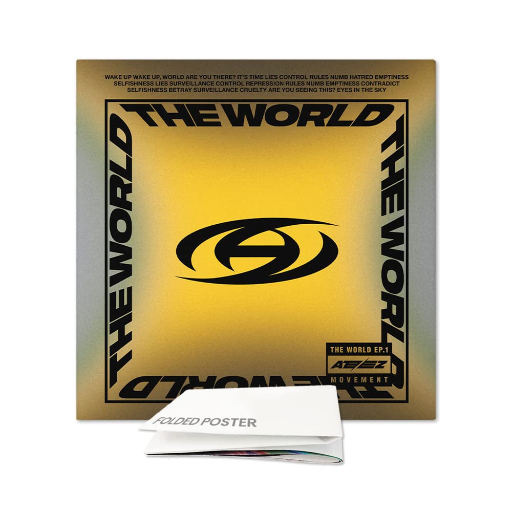 Dreamus Ateez Album - The World Ep.1 Album : Movement + Folded Poster (Diary)