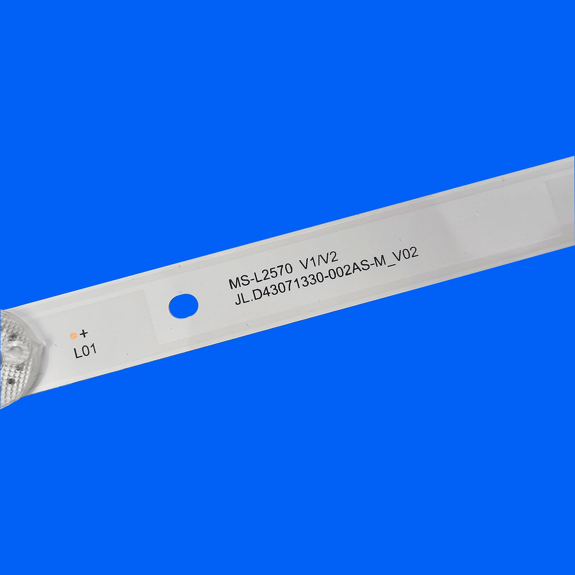 Kit de Bande de rétroéclairage LED 1/5/10 for H-LED43ET4100, H-LED43ES5001, H-LED43FS5003, PTV43G50SN, MS-L2570 V1, RF-AB4300005SS30-0701 A2(15 PCS for 5 TV)