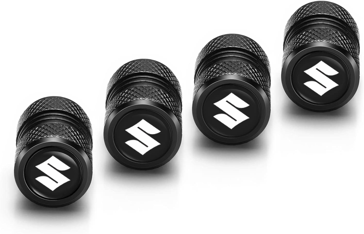 NIVIZEN 4 pcs Aluminium Car Tyre Valve Cap with Logo Suitable for Suzuki Swift Baleno Brezza Ertiga All Model Tire Wheel Rims Stem Air Valve Caps Tyre Cover Car (Suz-zoki) (B0D1CFYJZ8) Amazon Price History, Amazon Price Tracker