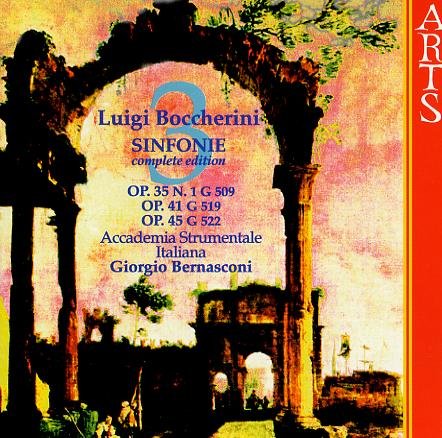 Boccherini;Sinfonie Vol.3 [Audio CD] Luigi Boccherini; Giorgio Bernasconi and Accademia Strumentale Italiana