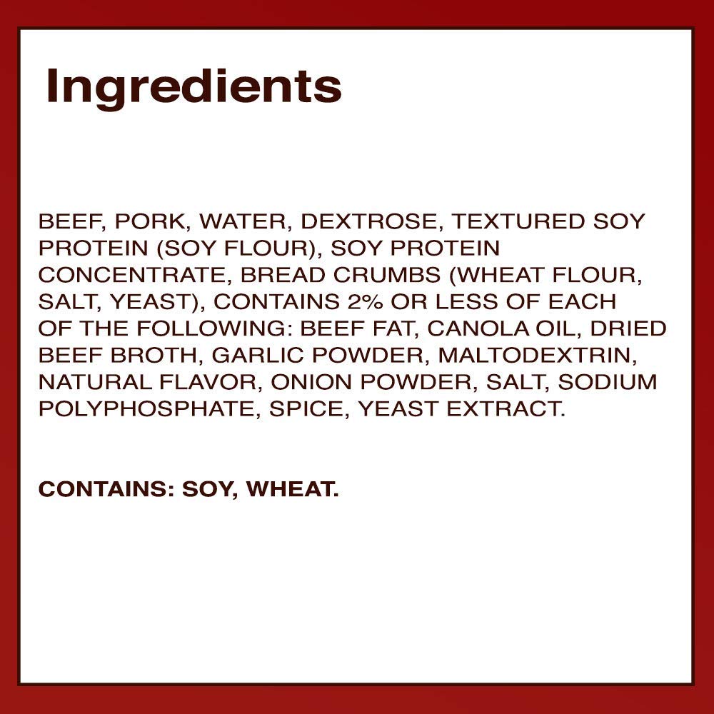 Farm Rich Italian Style Meatballs Made with Beef Pork and Authentic Bread Crumb Recipe Fully Cooked Frozen 26 — view 10