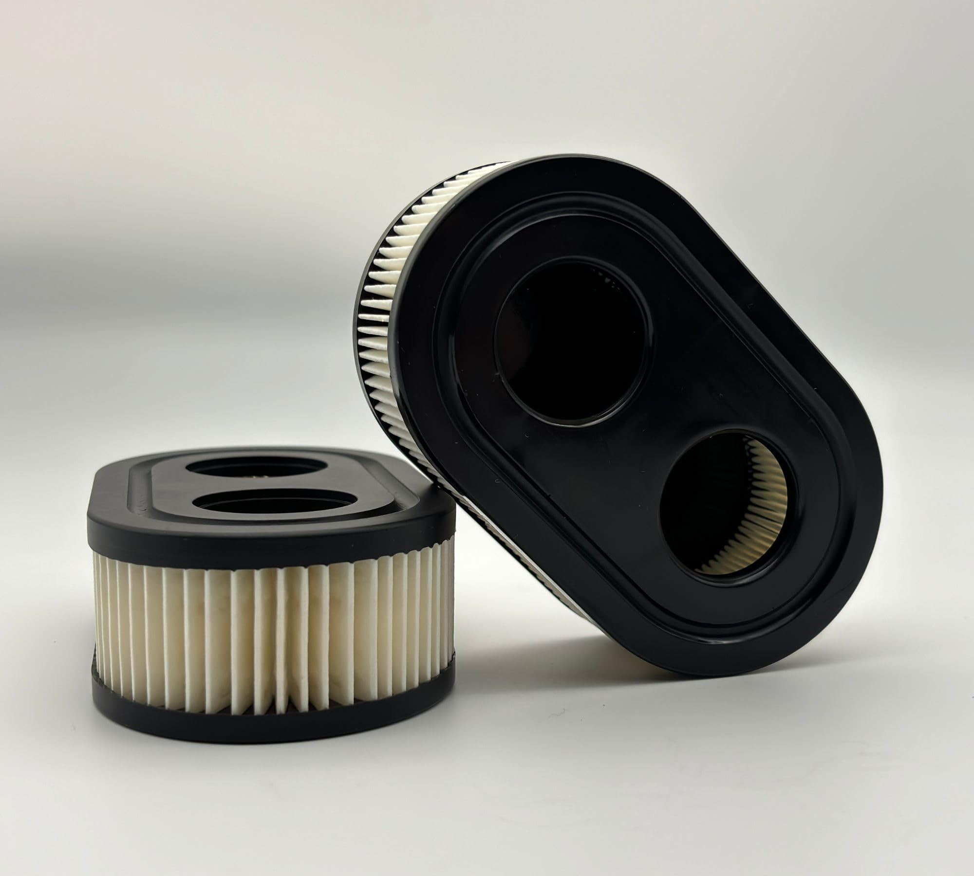 Zestaw 2 filtrów powietrza 593260 798452 + filtr paliwa do kosiarki Briggs & Stratton 4247, 5432K, 09P00, 550E – pasuje do kosiarek Troy Bilt TB110, TB200, TB230