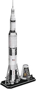 APOLLO 展示品 Bandai Otona No Chogokin Apollo 13 & Saturn V Launch Vehicle 1/144