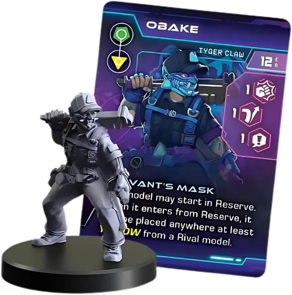 Monster Fight Club Cyberpunk Red, Combat Zone The Board Game Gangs Expansion: Neon Ghosts (Tyger Claw Gangers)