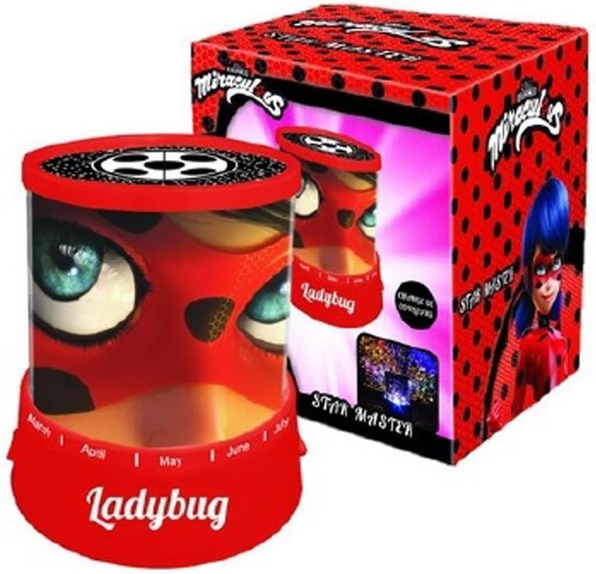 Miraculous Ladybug 3 In 1 Star Projector Night Lamp