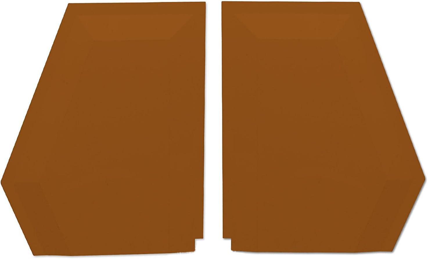 1 Pair of Caramel Wendland Glazing Bar End Cap Left RS3444 & Right RS3445 for Wendland Conservatory Roof Spar/Glazing Bars - Various Colours and Options Available