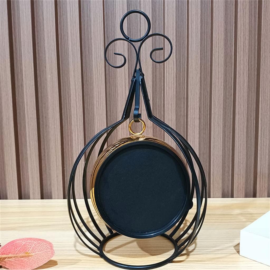 FMURY European Home Decoration Mute Clock Pendant Iron Art Pendulum Clock Seat Clock Design Sense