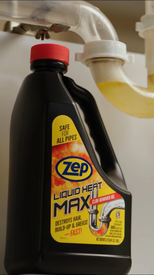 Amazon.com: Zep Liquid Heat Max Clog Remover Gel - Destroys Hair