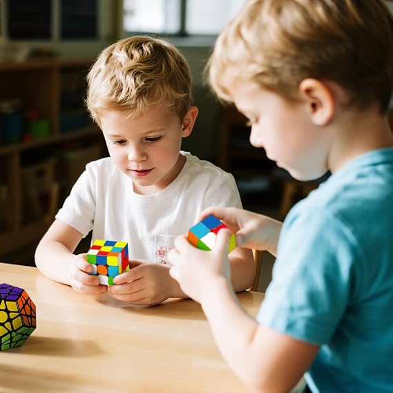 Speed Cubes, [8Pack] Magic Cubes,Puzzle Cube - Megaminx Mirror Pyramid 2x2 3x3 4x4 5x5 Puzzle Cube Collection Speed Cube Bundles for Kids& Adults