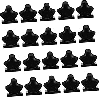 Vista 1 de Cabilock Mini soporte para collar para muñecas, 20 piezas, casa de juegos, modelos de collar en miniatura, accesorios de joyería