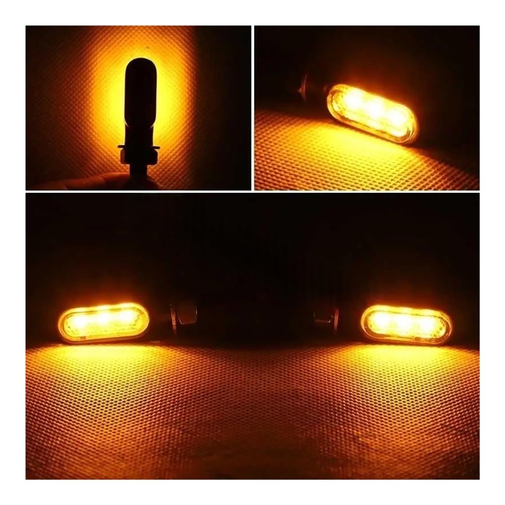 Indicatore direzione moto per moto Mi&ni in metallo 3LED, luci
