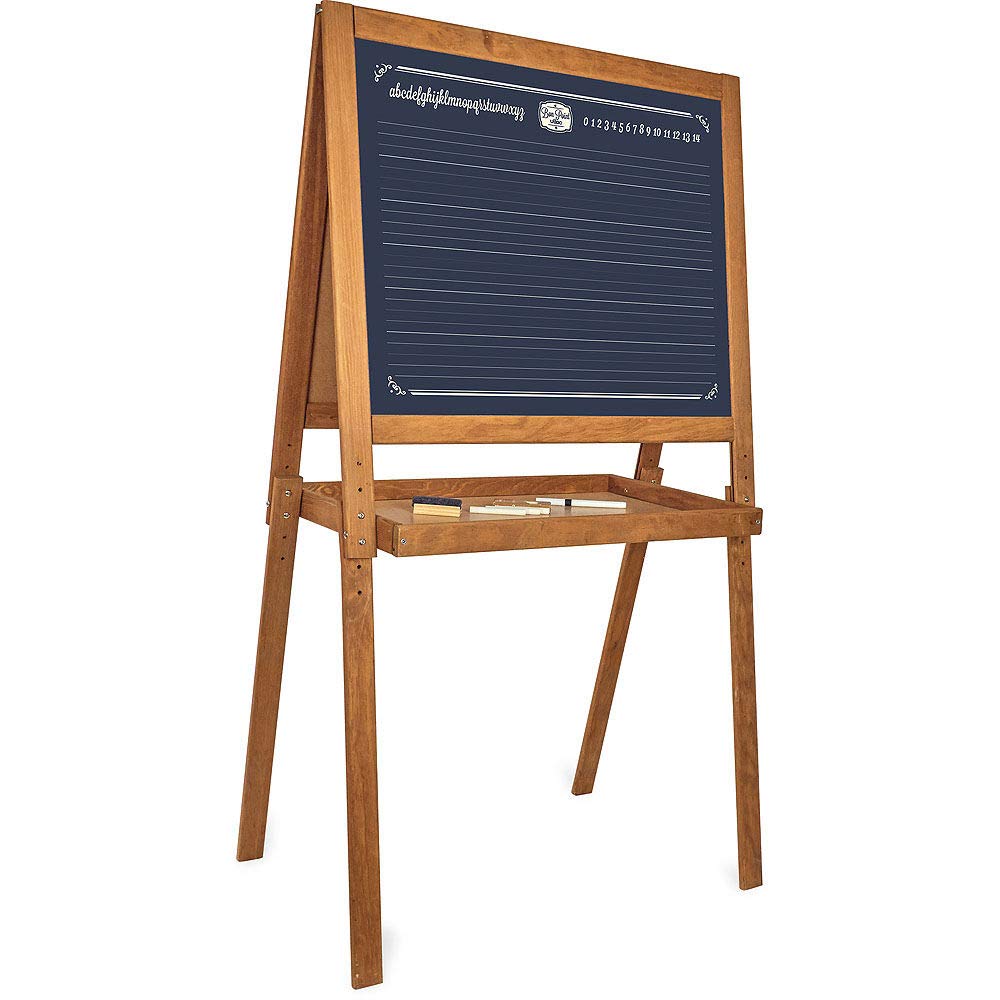 VILAC - Jeux et Jouets - Grand Tableau d'écolier Vintage - Double face : craies et magnétique pour feutres et aimants - Jeu pour Enfants dès 3 ans - Fabriqué en France - 6709