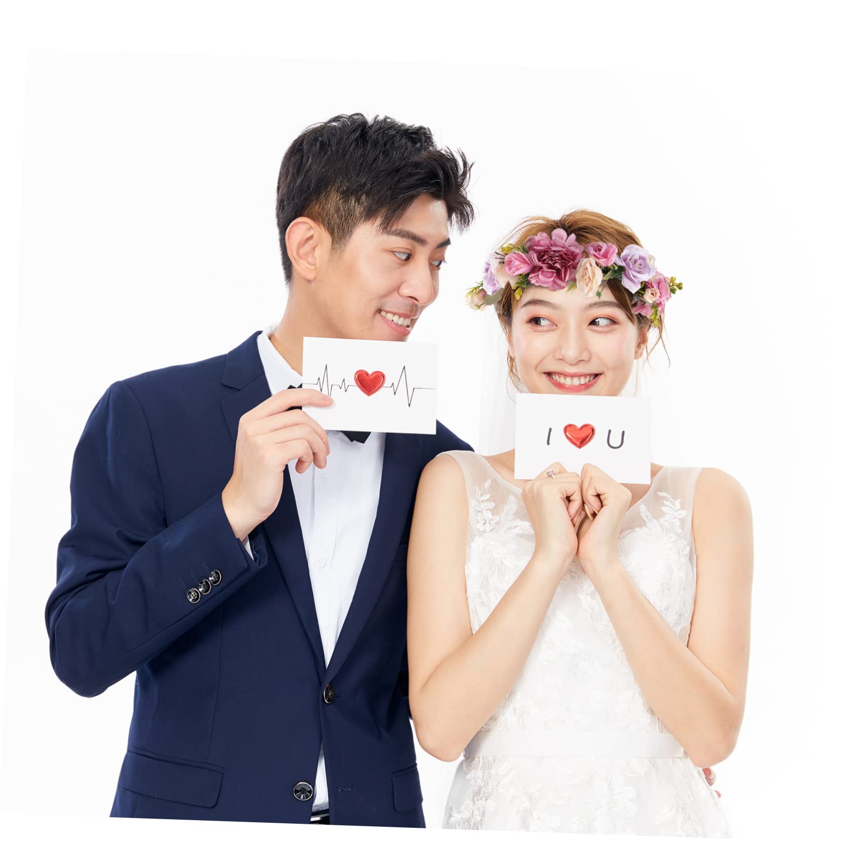 minkissy 5pezzi Cerchietto Floreale Per Matrimonio Ghirlanda Di Fiori Per Sposa e Damigella Accessorio Elegante Per Cerimonie Compleanni e Servizi Fotografici