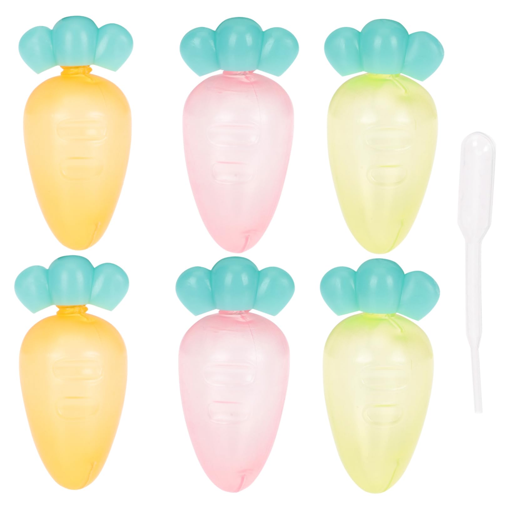 OUNONA 6Pcs Mini Sauce Bottles Portable Squeeze Containers for Vinegar Soy Sauce and Salad Dressing for Lunch Boxes and Kitchen Supplies