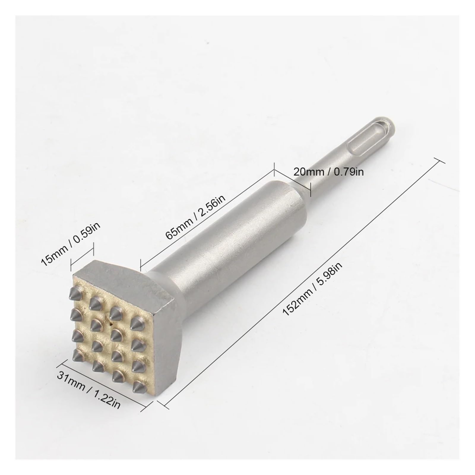 Broca de cincel de Martillo eléctrico for desbaste de Superficies, Herramienta de cincel de Martillo de percusión for Paredes, hormigón y baldosas de cerámica.