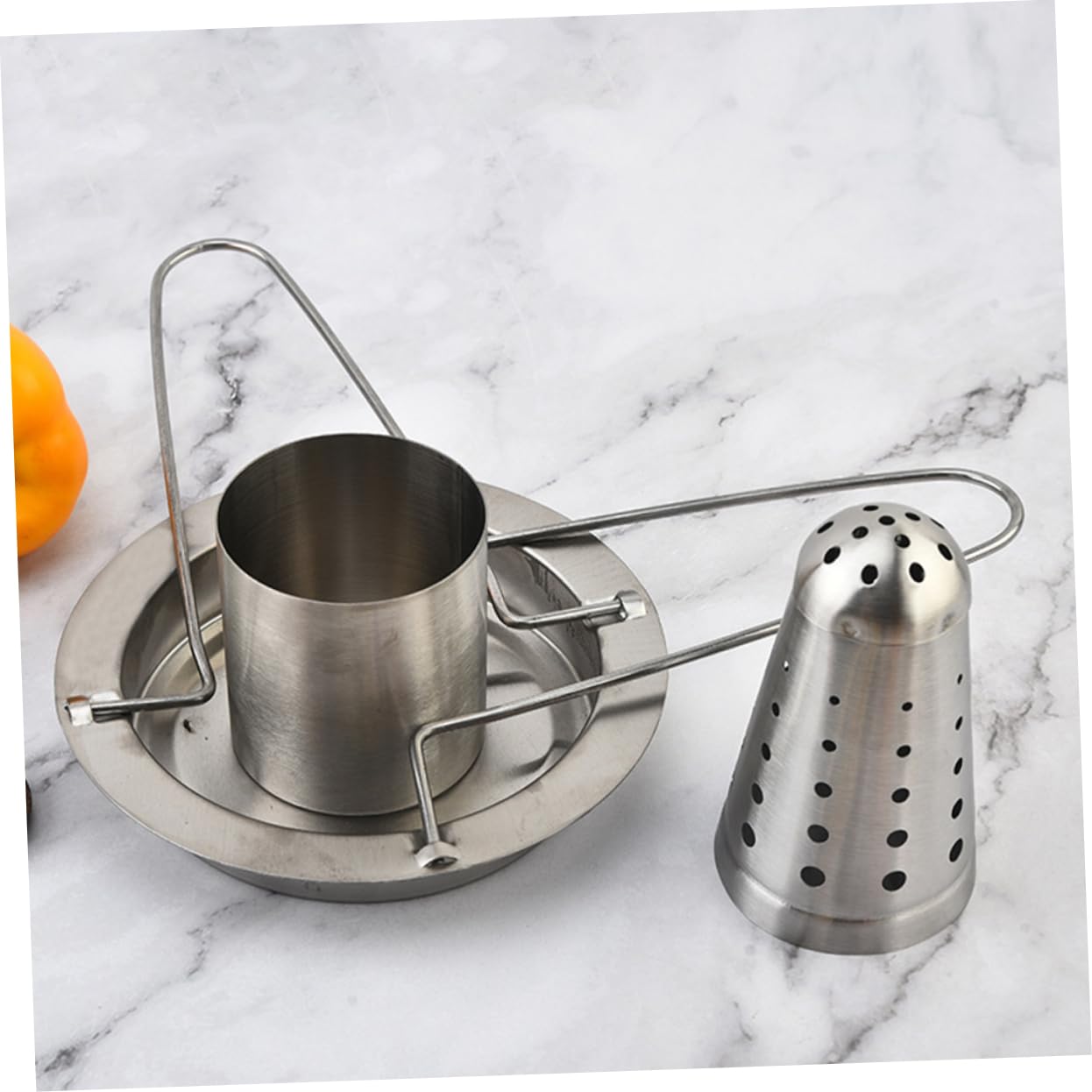 BESPORTBLE Supporto per Pollo in Acciaio Inox, Griglia Leggera e Compatta per Barbecue all’Aperto, Resistente e Facile da Pulire