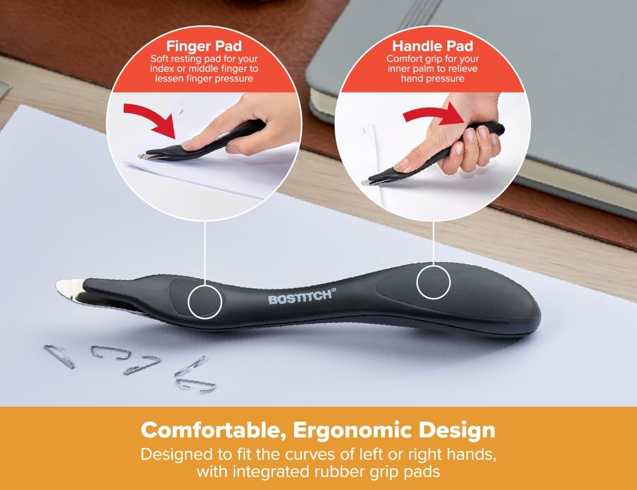 Bostitch Office Easy Staple Remover, Magnetic Tip, 3-Pack (40000M-BLK-3PK)