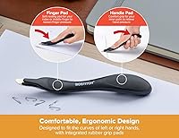 Vista 2 de Bostitch Office - Removedor de grapas fácil, punta magnética, paquete de 3 (40000M-BLK-3PK)