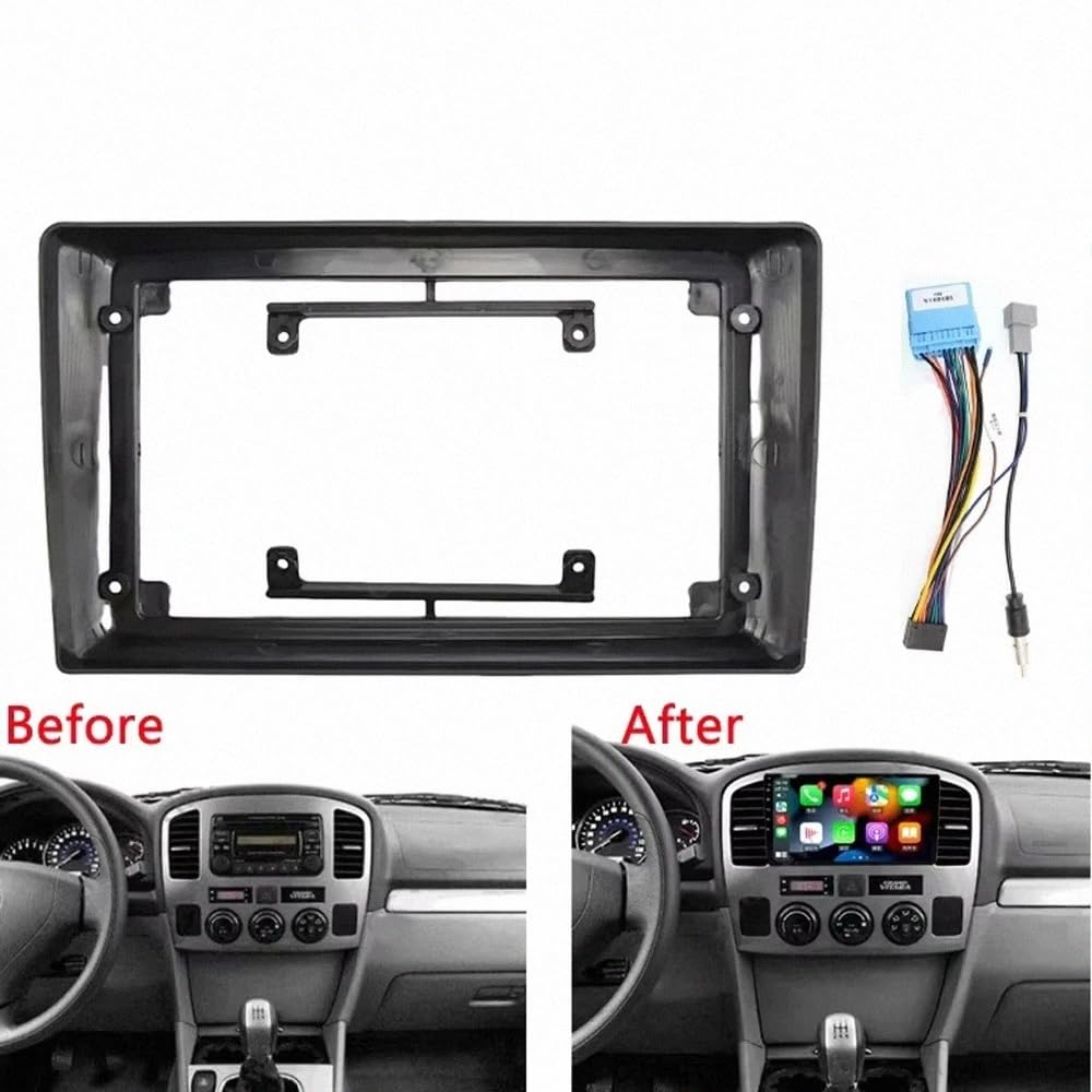 Car Stereo Carplay Radio de Coche para Suzuki Grand Vitara XL-7 1998-2005 Soporta Bluetooth, Control Volante, USB, WiFi, 4G, Mirror-Link, GPS Navegador/Radio FM, 4 Nuclear 1G+32G