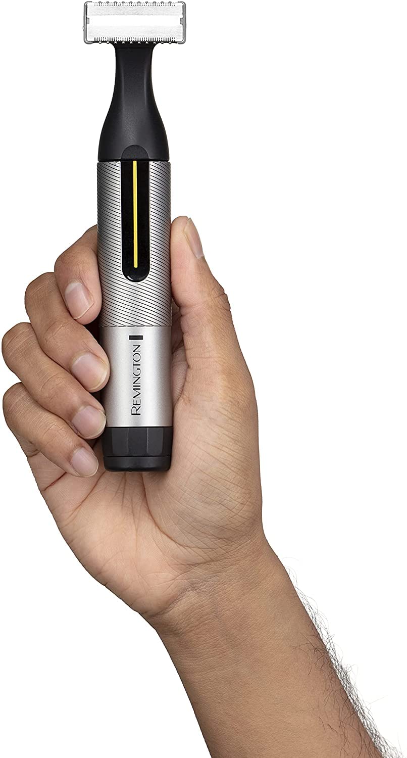 Remington Multi- Haarschneidemaschine [Barttrimmer, Körper-, Ohren-& Nasenhaartrimmer, Gesichtsreinigungsbürste] Omniblade Pro HG5000 (Rasierer 0,15mm, Mikrotrimmer, Körperhaartrimmer&Gesichtsbürste)