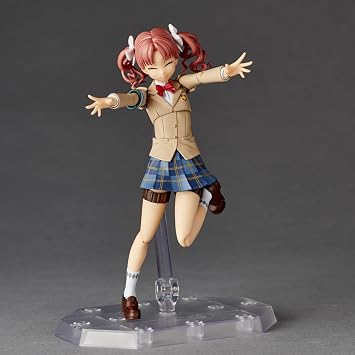 Revoltech Amazing Yamachi A Certain Science Super Electromagnetic Cannon Kuroko Shirai Winter Ver. Action Figure
