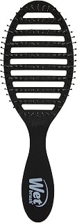 Wet Brush Speed Dry Vented Hair Brush, Black Frost - Blow Dry Safe HeatFlex Bristles, Fast Drying, Pain-Free Detangling for All Hair Types