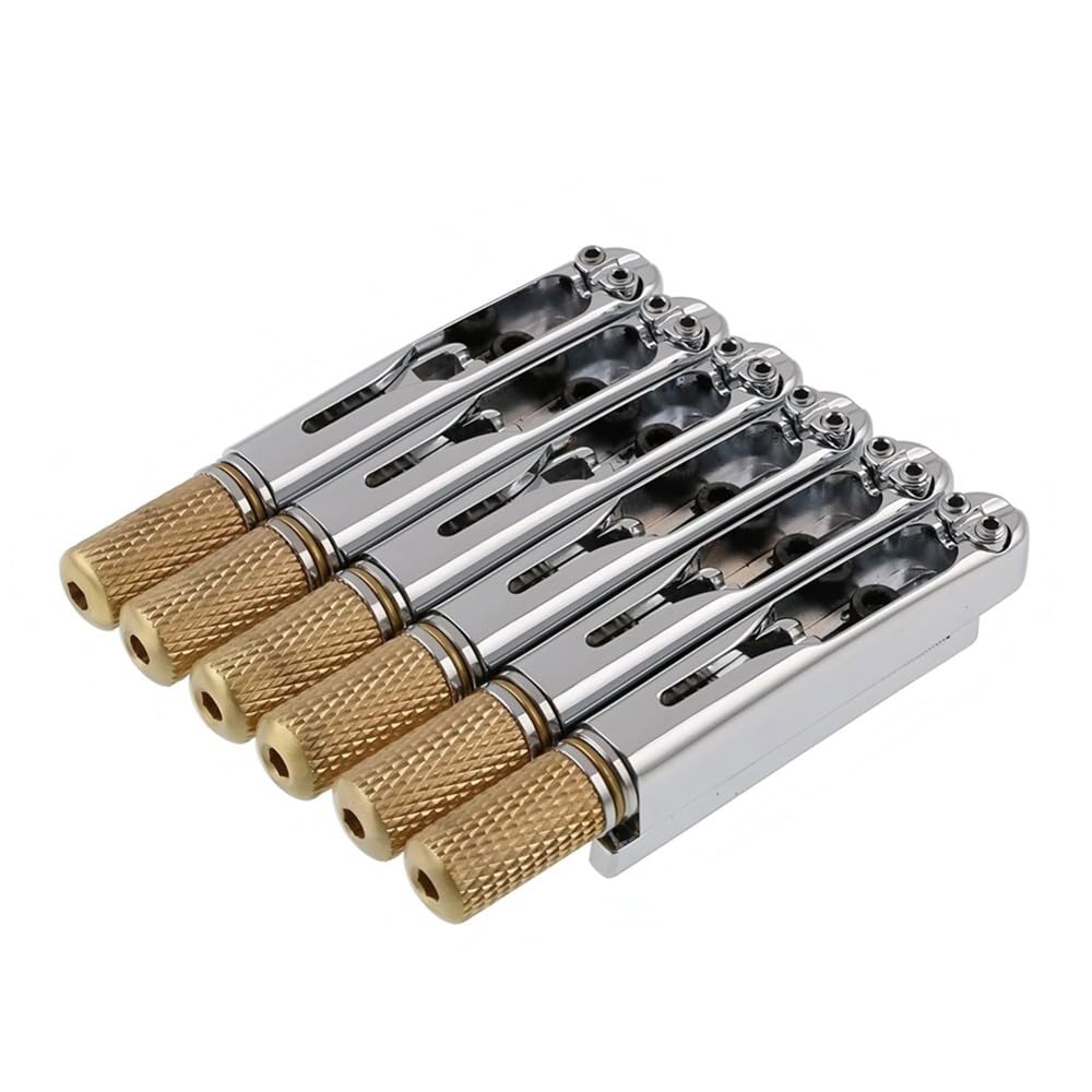 Puentes de Guitarra Sin Cabeza para Guitarra Eléctrica de 6 Cuerdas, Piezas de Guitarra.